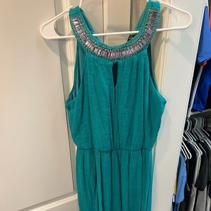 Light gauze material maxi dress